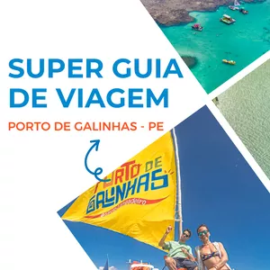 Imagem de capa para o Ebook Super Guia de Viagem Porto de Galinhas 