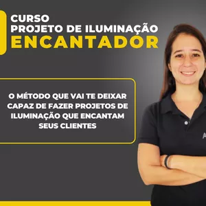 Imagem de capa para o Curso online Curso Projeto de Iluminação Encantador