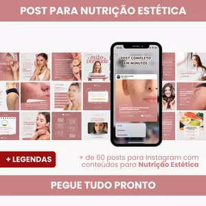 Imagem de PACK PARA NUTRIÇÃO ESTÉTICA criado por Creative Packs Arts na hotmart