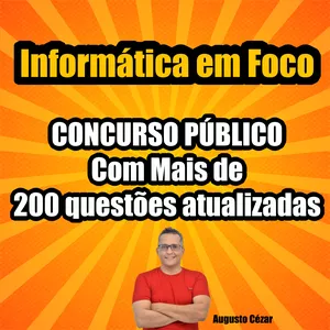 Imagem de capa para o Ebook Curso de Informática para Concurso