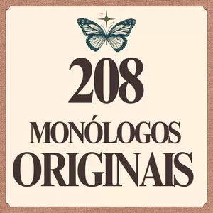 Imagem de capa para o Ebook 208 Monólogos Originais - Prof. Aila Santos