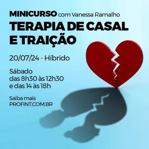 Imagem de capa para o Curso online MINICURSO TERAPIA DE CASAL E TRAIÇÃO - MÓDULO 3