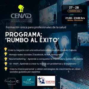 Imagen de portada para Curso online PROGRAMA RUMBO AL ÉXITO