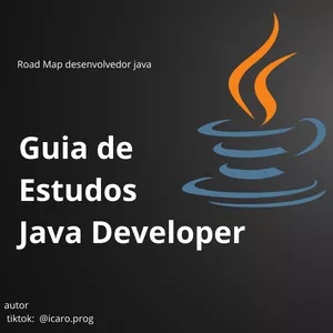 Imagem de capa para o Ebook Guia de estudos Java Developer