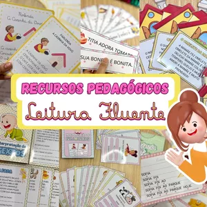 Imagem de capa para o Ebook Recursos pedagógicos leitura fluente