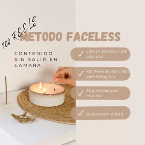 Imagen de portada para Ebook Método faceless - 100 reels aesthetic con MRR