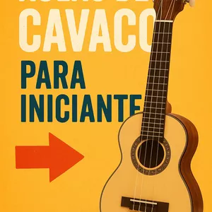 Imagem de capa para o Ebook AulasCavaco: Domine Acordes Simples