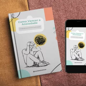 Imagem de capa para o Ebook COMO VENCER A ANSIEDADE