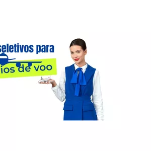 Imagem de capa para o Curso online Processos Seletivos para Comissários de Voo