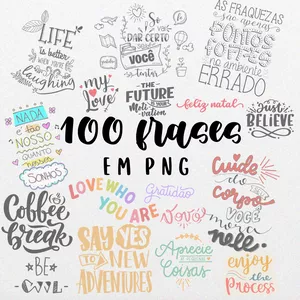 Imagem de capa para o Ebook 100 FRASES EM PNG