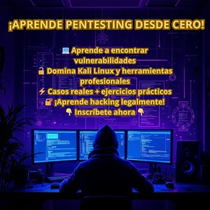 Imagen de portada para Curso online Curso: "Pentesting para Principiantes – De Cero a Hacker Ético"