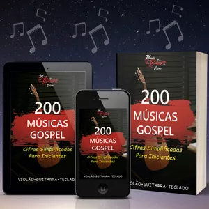 Imagem de 200 Cifras Gospel  criado por Ricardo Kall na hotmart