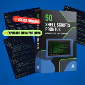 Imagem de capa para o Curso online Arsenal - 50 Shell Scripts Prontos Para Automatizar