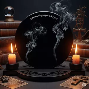 Imagem de capa para o Ebook Espelho Negro para Scrying