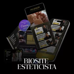 Imagem de capa para o Curso online Bio Site Esteticista