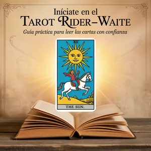 Imagen de portada para Ebook Iníciate en el Tarot Rider-Waite: Guía práctica para leer las cartas con confianza
