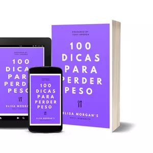 Imagem de capa para o Ebook 100 Dicas para perder peso