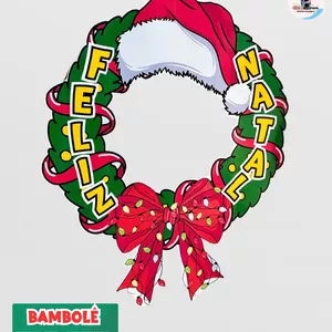 Imagem de capa para o Ebook *Bambolê “Feliz Natal ”❤️🎄✨*