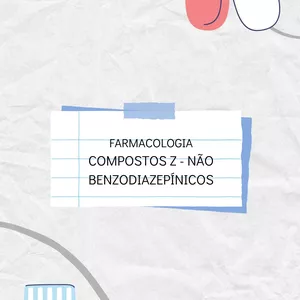 Imagem de capa para o Ebook Resumo Farmacologia - Compostos Z/ Não benzodiazepinicos