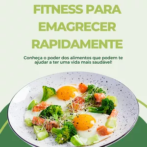 Imagem de capa para o Ebook 10 receitas fitness para emagrecer rapidamente