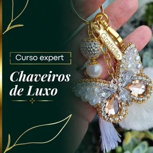 Imagem de capa para o Curso online EXPERT EM CHAVEIROS DE LUXO 