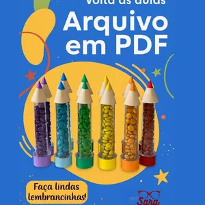 Imagem de capa para o Ebook Lembrancinha Tubete Lápis