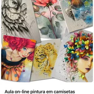 Imagem de capa para o Curso online Pintura em camisetas