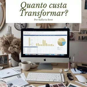Imagem de capa para o Ebook Planilha de Orçamento Simplificado + Guia Quanto Custa Transformar