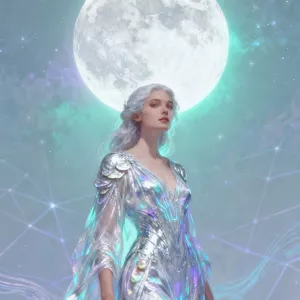 Imagen de portada para Ebook Luna en Acuario: Guía de Autocuidado