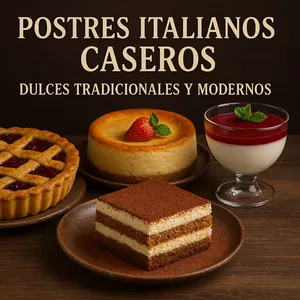 Imagen de portada para Ebook Postres Italianos Caseros: Dulces Tradicionales y Modernos