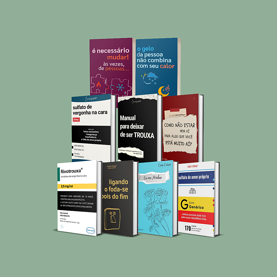 9 livros @caiocesar220 Pack de ebooks PDF Curso.blog.br