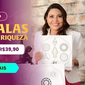 Imagem de capa para o Curso online CURSO MANDALAS ATIVAÇÃO DA RIQUEZA