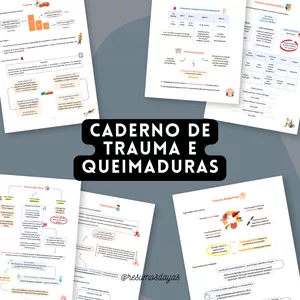 Imagem de capa para o Curso online Resumos de trauma e queimaduras @resumosdayas
