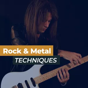 Imagem de capa para o Curso online Rock e Metal Techniques com Kiko Shred