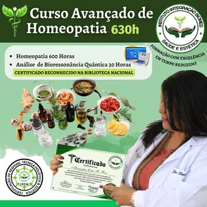 Imagem do curso Curso Avançado de Homeopatia Integrativa C/ Bioressonância Quântica