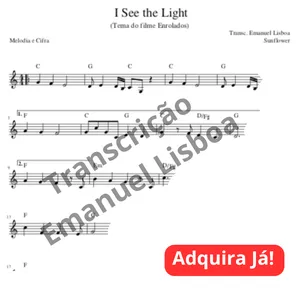 Imagem de capa para o Ebook I See The Light - Partitura