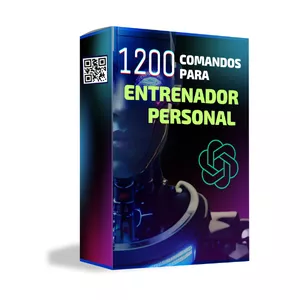 Imagen de portada para Ebook 1200 Comandos para entrenador personal en ChatGPT