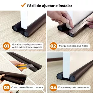 Imagem de capa para o Curso online Protetor Rolinho Veda Porta Impermeável 80cm sem Costura