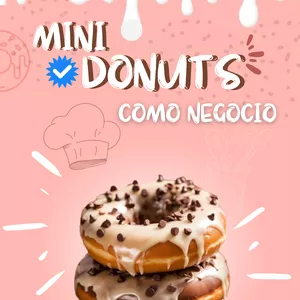 Imagen de portada para Ebook Mini Donuts Como Negocio