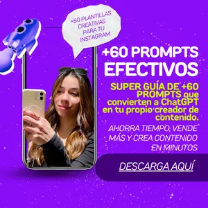 Imagen de portada para Ebook 60 Prompts que convierten a ChatGPT en tu creador de contenido
