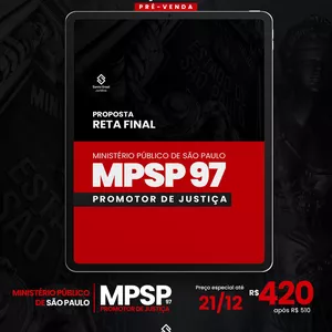 Imagem do curso Reta Final MPSP 97 | Método SG