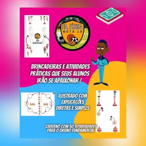 Imagem de capa para o Ebook Caderno de Atividades do Professor de Educação Física 