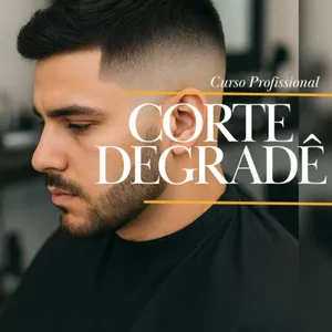 Imagem de capa para o Curso online Curso de Corte Degradê Profissional