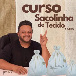 Imagem do curso CURSO SACOLINHA DE TECIDO2.0 Pro