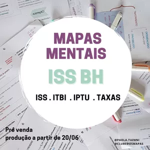 Imagem de capa para o Curso online MAPAS MENTAIS - ISS BH