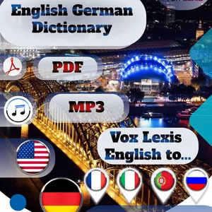 Cover image for Ebook ENGLISH GERMAN DICTIONARY PDF MP3 VOX LEXIS