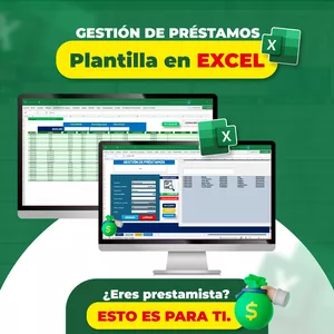 Imagen de portada para Ebook CONTROL DE PRÉSTAMOS - PLANTILLA EN EXCEL 2026 ACTUALIZADO