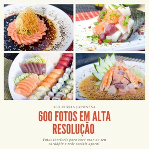 Imagem do curso 600 Fotos em Alta Resolução para Culinária Japonesa