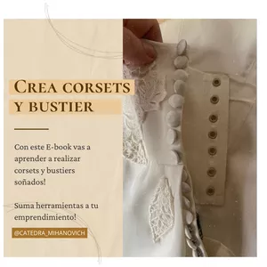 Imagen de portada para Ebook E-book de Patronaje de Corset y Bustier paso a paso