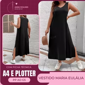 Imagem de capa para o Curso online VESTIDO MARIA EULÁLIA - Molde em PDF